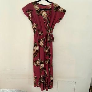 Maxi floral dress